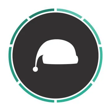 Winter cap computer symbol Illustrazione stock