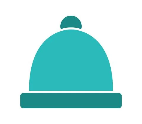 Winter cap icon illustrated in vector on white background イラスト素材