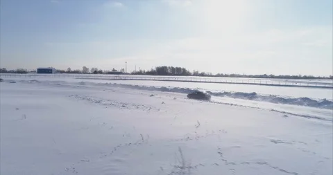 Winter car race. Stock Footage 103285686