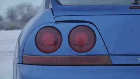 Winter Car racing Stock Footage 157486697