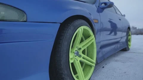 Winter Car racing Stock Footage 157486710