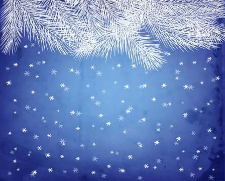 Winter card Stock Illustration