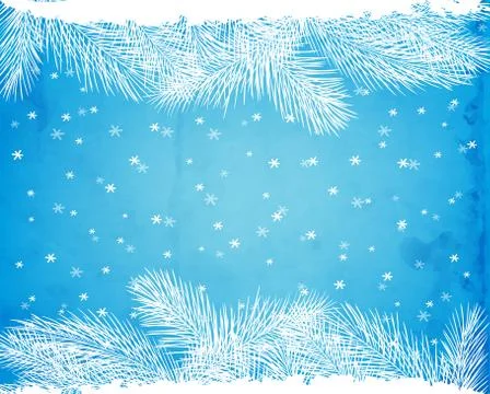 Winter card Stock Illustration