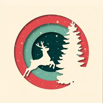 Winter Card Stock Illustration