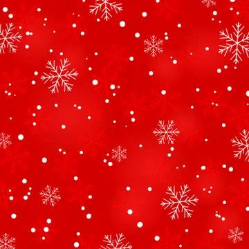 Winter card with snowflakes Stock Illustration