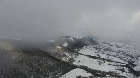 Winter Carpathians Stock Footage 122524292
