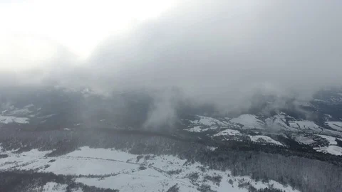 Winter Carpathians Stock Footage 122524322