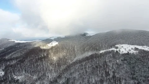 Winter Carpathians Stock Footage 122524384