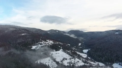 Winter Carpathians Stock Footage 122524395