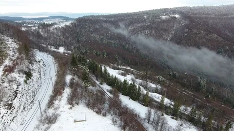 Winter Carpathians Stock Footage 122524461