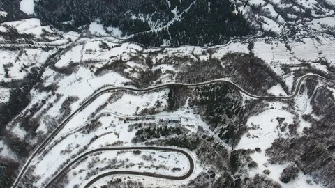 Winter Carpathians Stock Footage 122524505
