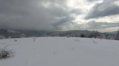 Winter Carpathians Stock Footage 122525339