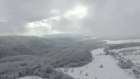 Winter Carpathians Stock Footage 122525346
