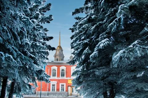 Winter Cathedral Stock Photos