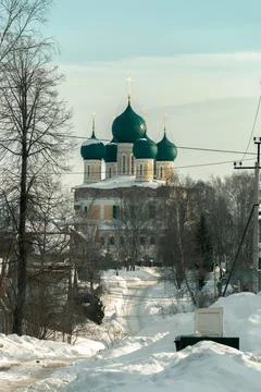 Winter Cathedral Stock Photos