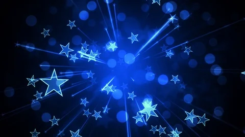 Winter Celebration Super Star Stock Footage 92337679