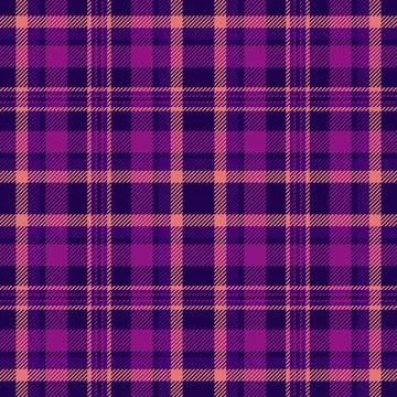 Winter check fabric texture, delicate vector tartan seamless. Book pattern .. Stock Illustration