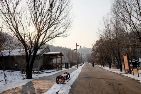 Winter In China Stock Photos