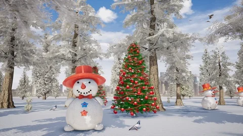 Winter Christmas Stock Footage 86641519