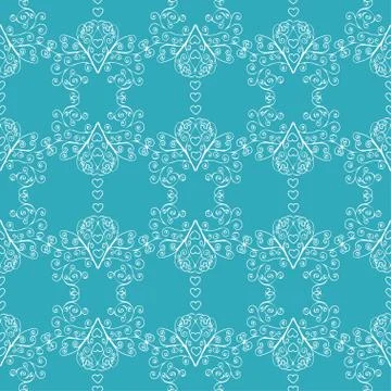 Winter Christmas seamless pattern Stock Illustration