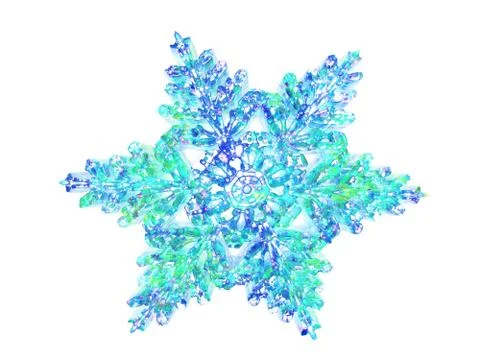 Winter Christmas Snowflake Background Stock Illustration