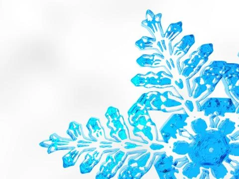 Winter Christmas Snowflake Background Stock Illustration