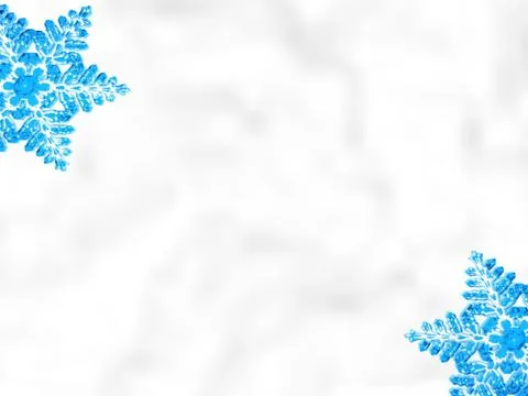 Winter Christmas Snowflake Background Stock Illustration