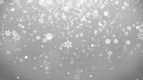 Winter Christmas Snowflakes Background Stock Footage 68998055