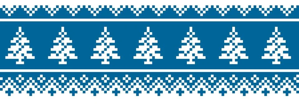 Winter Christmas vector seamless pattern. New Years pixel background. 스톡 일러스트