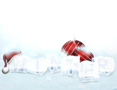 Winter christmastime Stock Illustration