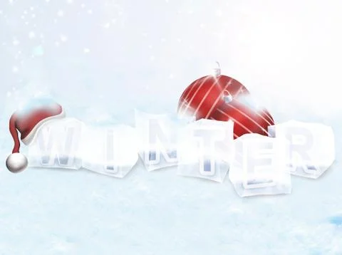 Winter christmastime Stock Illustration