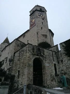 Winter Church Snow Stock Photos
