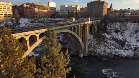 Winter City 1 Stock Footage 219235077