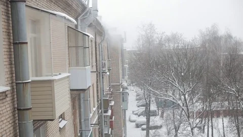 Winter in the city Stock-Footage 70361899