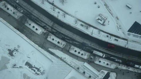 Winter in the city Video stock 84636884