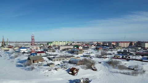 Winter city Stock Footage 236561739
