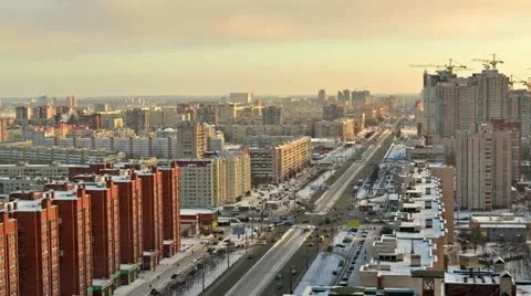 Winter city landscape 動画素材 20475095