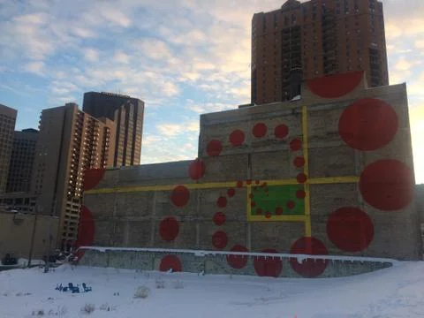 The Winter City Stock Photos