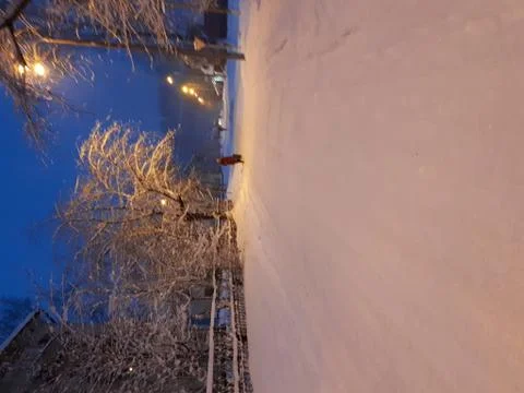 Winter city Foto stock