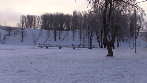 Winter city Vitebsk Vidéo 106629523
