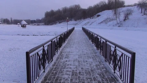 Winter city Vitebsk Vidéo 106629535