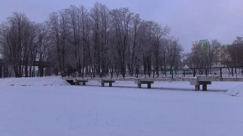 Winter city Vitebsk Vidéo 106629553