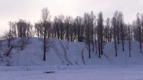 Winter city Vitebsk Video stock 106629556