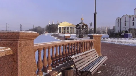 Winter city Vitebsk Vidéo 106629663