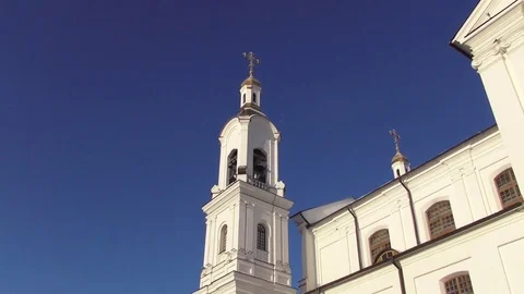 Winter city Vitebsk Vídeo Stock 106629691