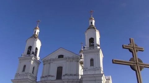Winter city Vitebsk Vidéo 106629704