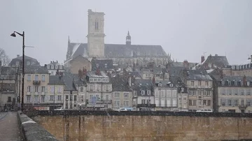 Winter cityscape Stock Footage 85535642