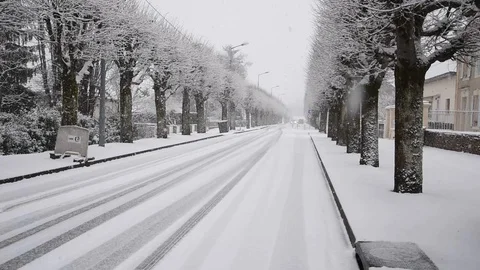 Winter cityscape Stock Footage 101660622