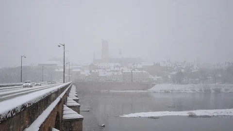 Winter cityscape Stock Footage 101661204