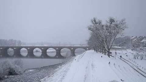 Winter cityscape Stock Footage 101666201